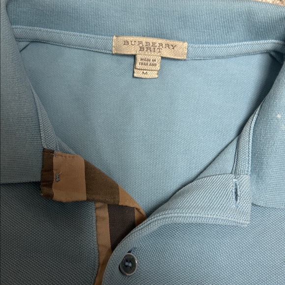 Vintage Burberry Brit Classic Blue Polo - Picture 2 of 8